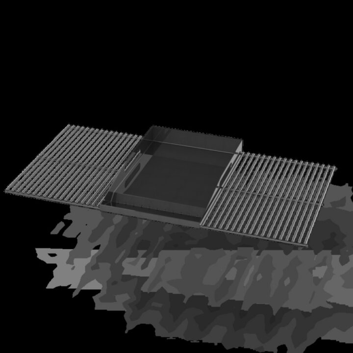 Ceramic Coated Griddle Insert and Cooking Grates Set - 1000 Series