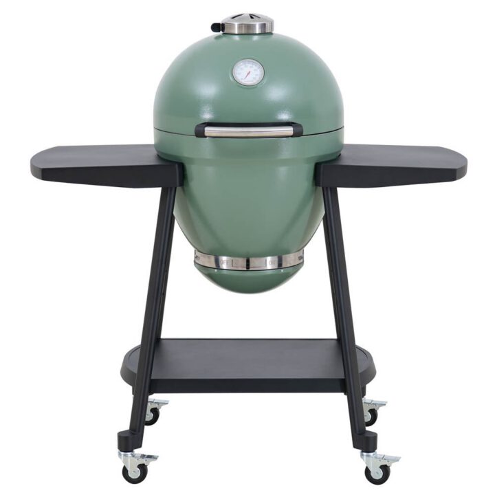 Pinnacle Egg-Shaped Charcoal Grill & Smoker 20" - Forest Green
