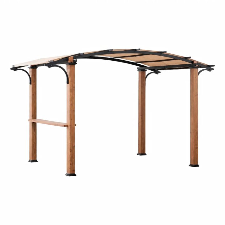 Arcadia Arched Canopy Pergola, 9x13