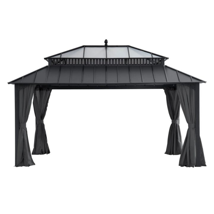 Kingston Horizon PC-Vent Gazebo - Slate Gray, 12x16
