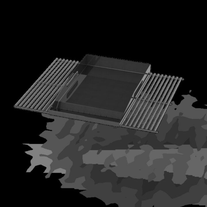 Ceramic Coated Griddle Insert and Cooking Grates Set - 700 Series