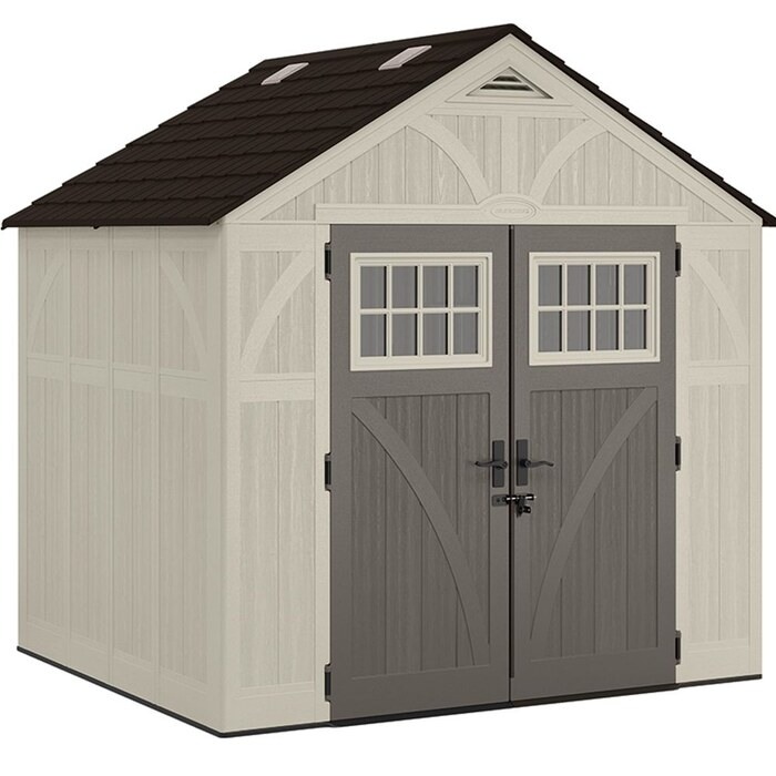 Suncast 8x7 Tremont Resin Shed Kit w/ Floor