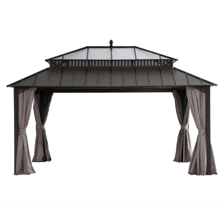 Kingston Horizon PC-Vent Gazebo - Brown, 12x16