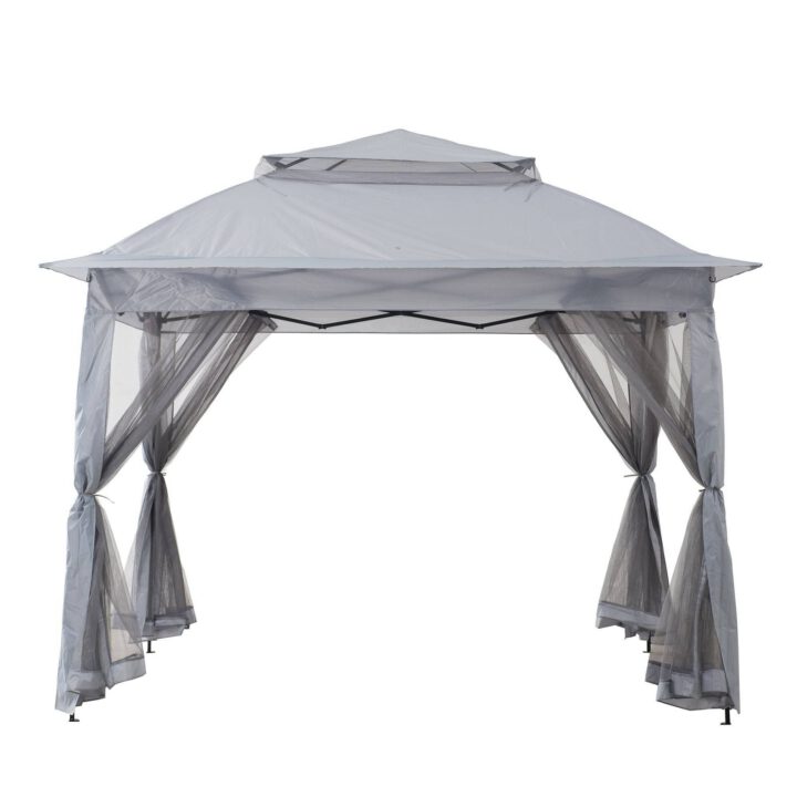 Solis Envoy Portable Pop-Up Gazebo 11x11 - Slate Gray