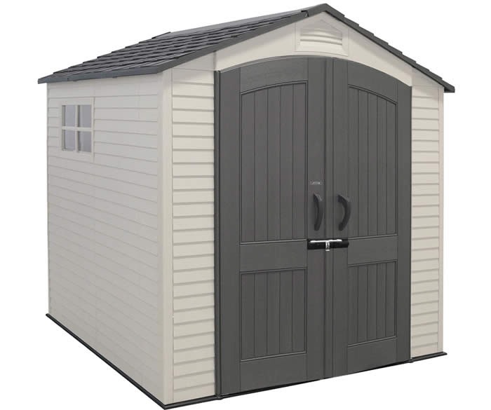Lifetime 7x7 Garden Storage Shed w/ Two Windows