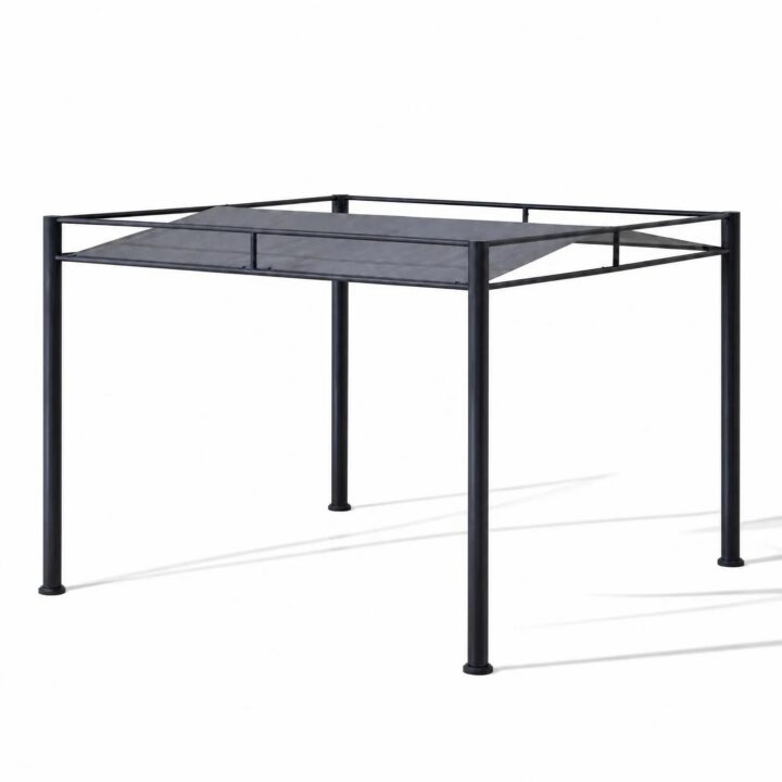 Darkeford Sling Canopy Pergola 10x10 - Shadow Black