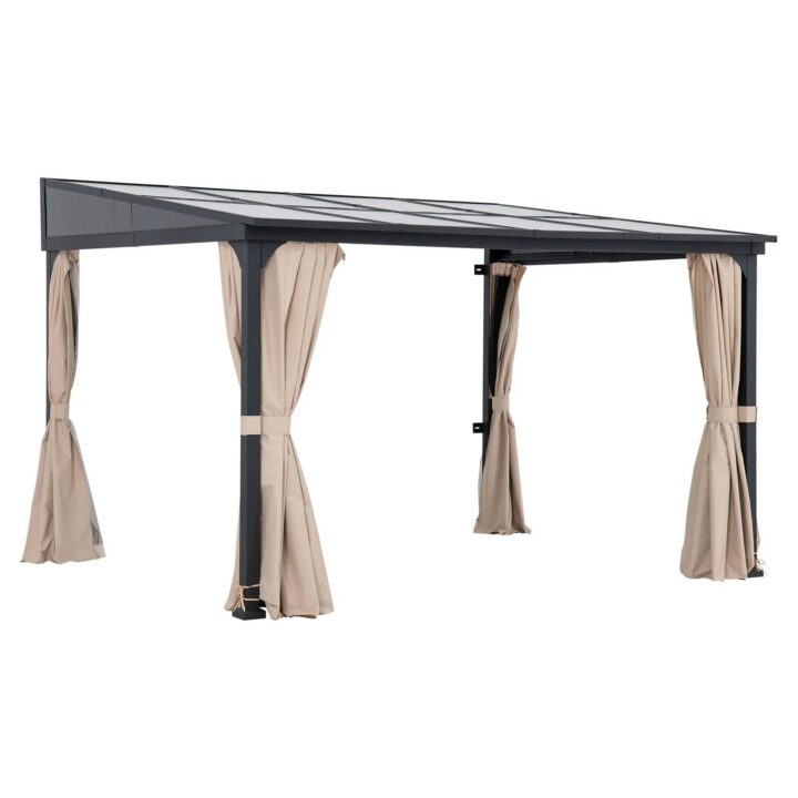 Vista PC-Roof Wall-Mounted Gazebo, 10x12